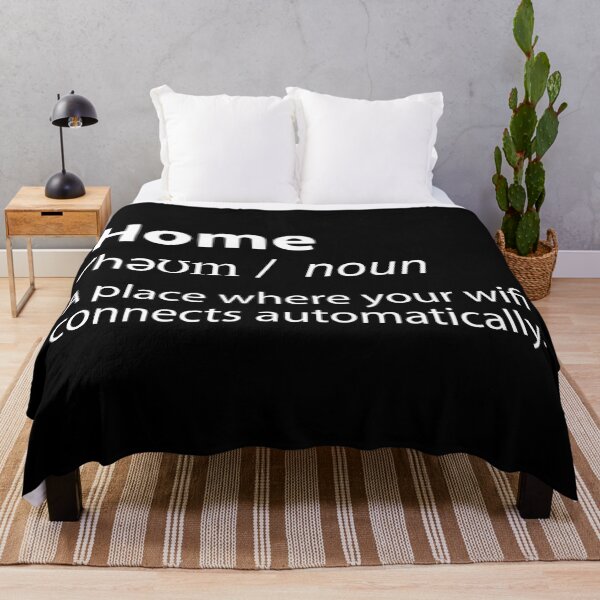 Item preview, Home Funny Definition - Where The Wifi Connects Automatically designed and sold by TravelScientist.