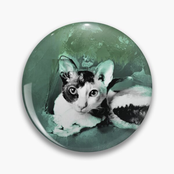 Item preview, MINT GREEN, OLIVE GREEN AND DUSTY TEAL CORNISH-REX IN LEAVES AND GRASS designed and sold by Most1234.
