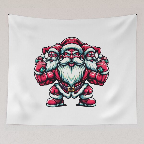 Item preview, Bodybuilder Santa Claus, Gym Fitness designed and sold by DSoriaDesign.