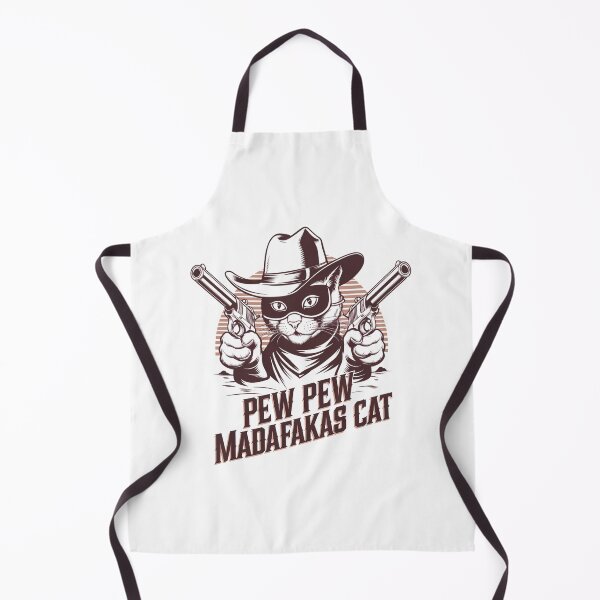 Item preview, Pew Pew Madafakas Cat Funny Meme Design | Cute Gun-Toting Cat Art designed and sold by Colorful-Garden.
