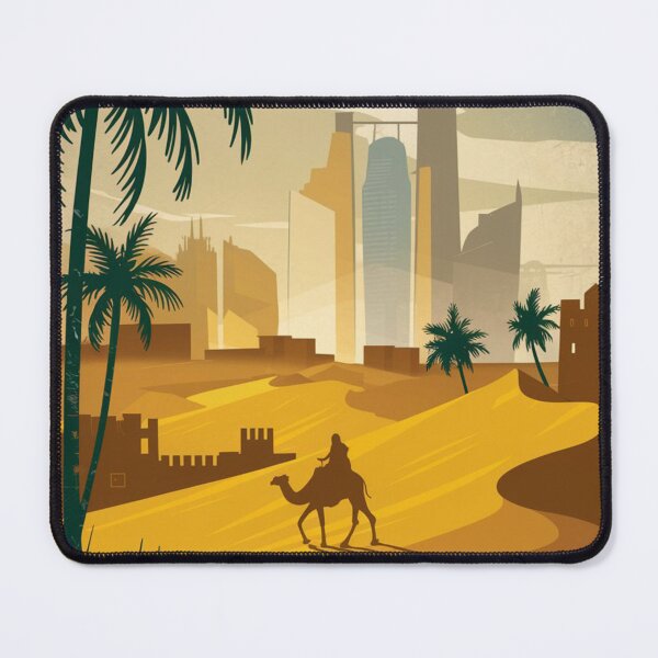 Artikelvorschau, Riad Vintage Reise Poster entworfen und verkauft von TravelerRat.