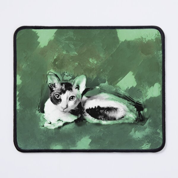 Item preview, FERN GREEN, OLIVE GREEN AND DUSTY GREEN CORNISH-REX IN LEAVES AND GRASS designed and sold by Most1234.