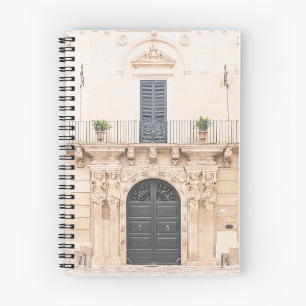 Item preview, Puglia, Italy I Photography of Baroque facade and a majestic door with the charm of Italian streets for geometric fans architecture composition in Rome or Haussmann aesthetic in Paris Rome or Milan designed and sold by Julie Travel Photography.