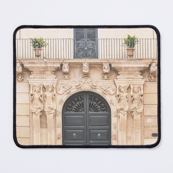 Item preview, Puglia, Italy I Photography of Baroque facade and a majestic door with the charm of Italian streets for geometric fans architecture composition in Rome or Haussmann aesthetic in Paris Rome or Milan designed and sold by Julie Travel Photography.