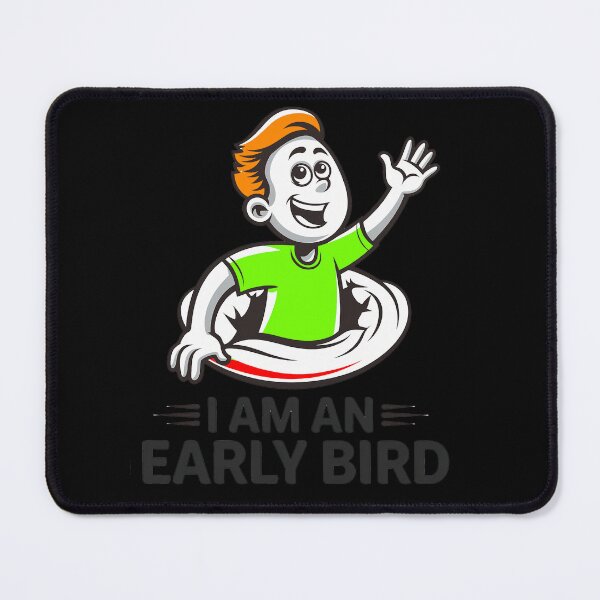 Item preview, i'am an early Bird | morning person classic t-shirt designed and sold by RedCircleArt.
