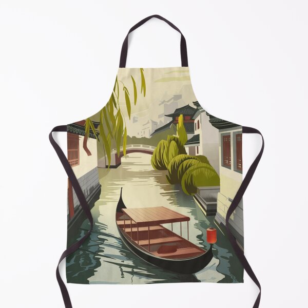 Item preview, Suzhou Vintage Travel Poster designed and sold by TravelerRat.