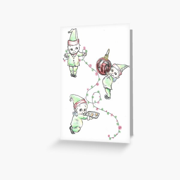 A Very Kewpie Christmas Greeting Card