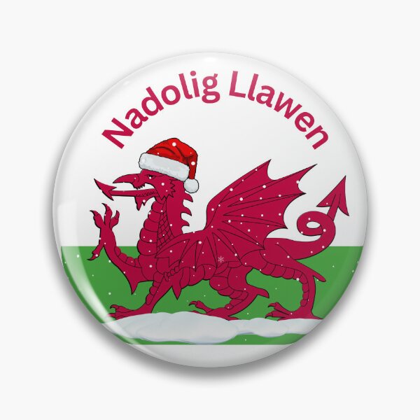 Item preview, Happy Christmas Welsh Dragon. designed and sold by KaonaDesigns.