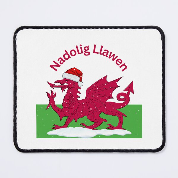 Item preview, Happy Christmas Welsh Dragon. designed and sold by KaonaDesigns.