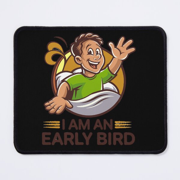Item preview, I'am an early Bird | morning person classic t-shirt designed and sold by RedCircleArt.