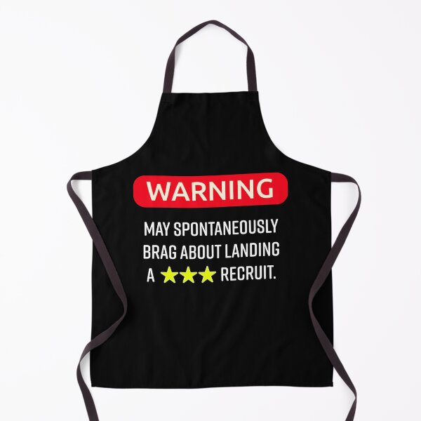 Item preview, WARNING May Spontaneously Brag About Landing a Three-Star Recruit | Funny Football Recruiting | College Football Gamer designed and sold by shashtopia.