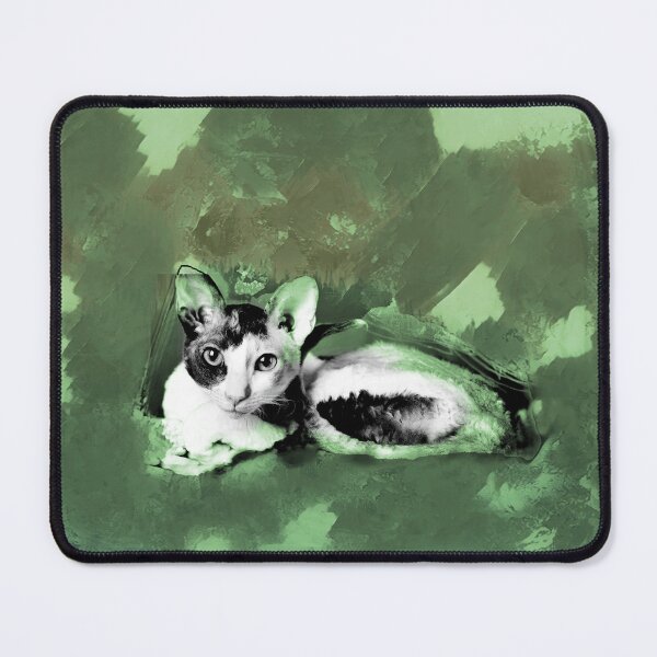 Item preview, OLIVE GREEN, BROWN, FERN GREEN AND DUSTY GREEN CORNISH-REX IN LEAVES AND GRASS designed and sold by Most1234.