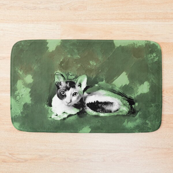 Item preview, OLIVE GREEN, BROWN, FERN GREEN AND DUSTY GREEN CORNISH-REX IN LEAVES AND GRASS designed and sold by Most1234.