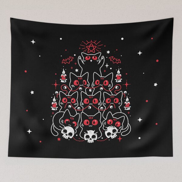 Item preview, Gothic Christmas Kittens designed and sold by Snouleaf.