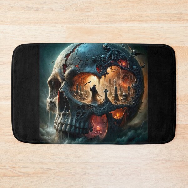 Item preview, grime reaper skull head  designed and sold by Pixelplanetdesigns.