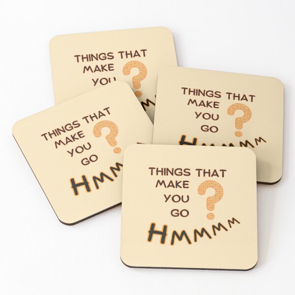 Item preview, Things that make you go Hmmm 3 Funny Design designed and sold by TMG Tees.