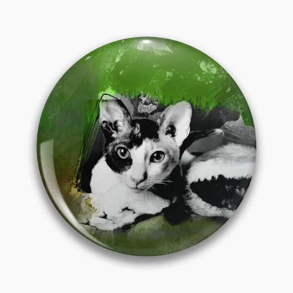 Item preview, BRIGHT GREEN, DARK GREEN, APPLE GREEN, SAGE GREEN, BROWN GREY AND ORANGE CORNISH-REX IN LEAVES AND GRASS designed and sold by Most1234.