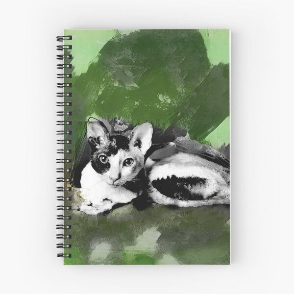 Artikelvorschau, STAUBIG GRÜN, DUNKELGRÜN, DUNKELGRAU, BRAUN UND STAUBIG ORANGE CORNISH-REX IN BLÄTTERN UND GRAS entworfen und verkauft von Most1234.