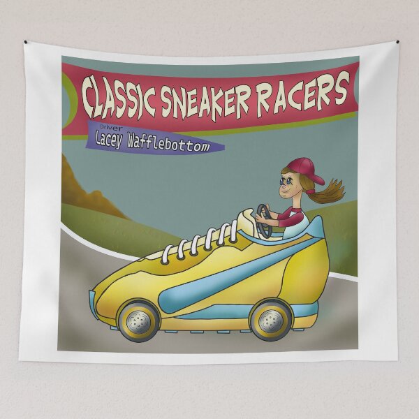 Item preview, Classic Sneaker Racer Team - Driver Lacey Wafflebottom designed and sold by maricablue.