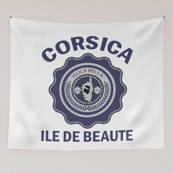 Item preview, Corsica Ile De Beaute Corsica Map Isula Bella Corse France France Corsica  designed and sold by Trenddesigns24.