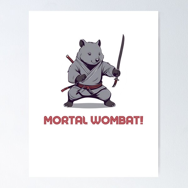 Item preview, Mortal Wombat designed and sold by NicMacTees.