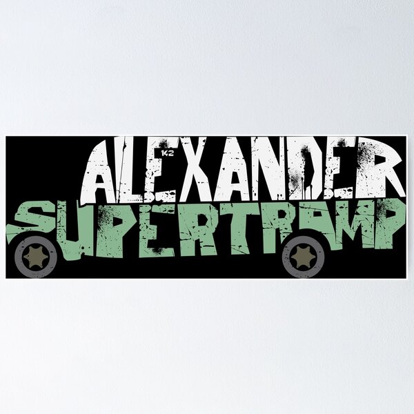Item preview, Alexander Supertramp Bus designed and sold by The Fonsecastein Shop.