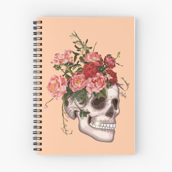 Item preview, Vintage Floral Skull Illustration with Golden Teeth - Old School Tattoo Style Artwork designed and sold by Pandositive.