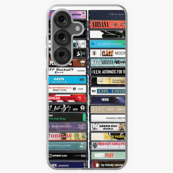 Item preview, Greatest Albums of the 1990s - Vintage Cassette Print designed and sold by Mr Mustard Prints.