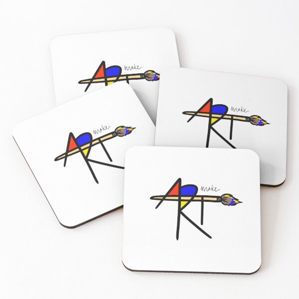 Item preview, Make Art Primary Colors Logo designed and sold by ghayle.