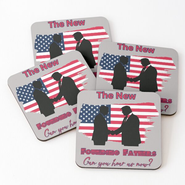 Item preview, Trump 2024 Winner 312, Can You Hear Us Now, The new founding fathers, shaking hands designed and sold by EwaVerse.