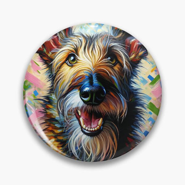 Item preview, Scottish Deerhound Dog Portrait Acrylic Art Print Pet Portrait Gifts for Dog Lovers designed and sold by Puppy Puzzles Plus.