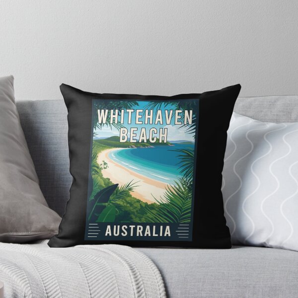 Item preview, Discover Pristine Beauty of Whitehaven Beach in Australia - Travel Art designed and sold by turtlestart.
