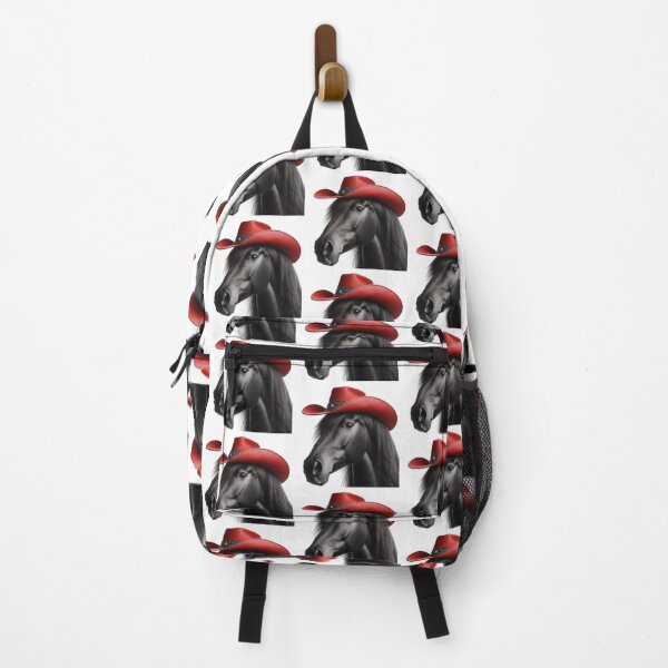 Item preview, Beautiful Black Horse with Red Hat Deign designed and sold by bonnieleigh6902.