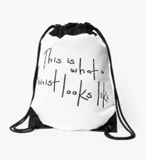 This is what a Feminist looks like Drawstring Bag