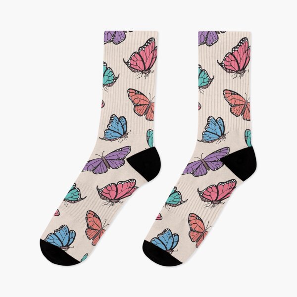 Aperçu de l'œuvre Motif de papillon printanier créée et vendue par CreativeDraws42.