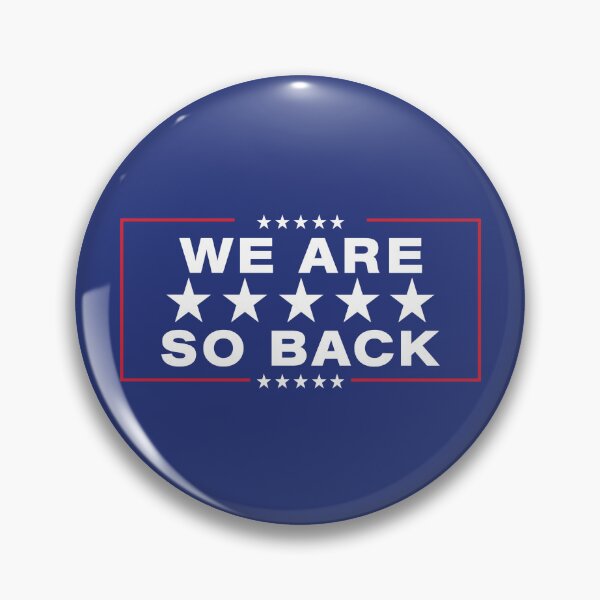 Item preview, We are so back political Trump republican meme designed and sold by Captain-Jackson.
