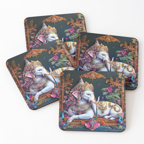 Item preview, Licorne indienne dans un jardin exotique designed and sold by Collection de trésors .