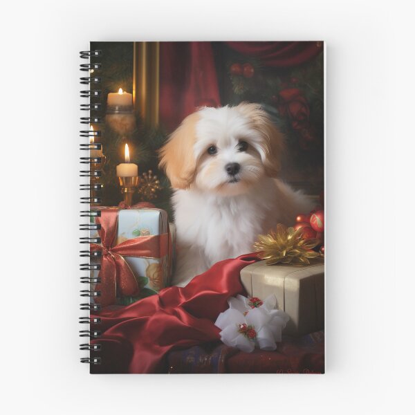 Item preview, Christmas Card: Portrait of a Dog at the Christmas Eve Feast designed and sold by Suzie Palmer.