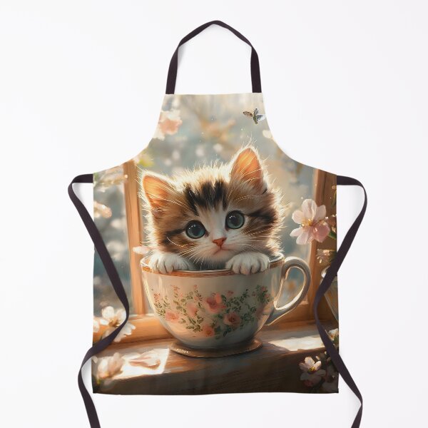Item preview, Teacup Kitten Delight designed and sold by AI-Only Creations.