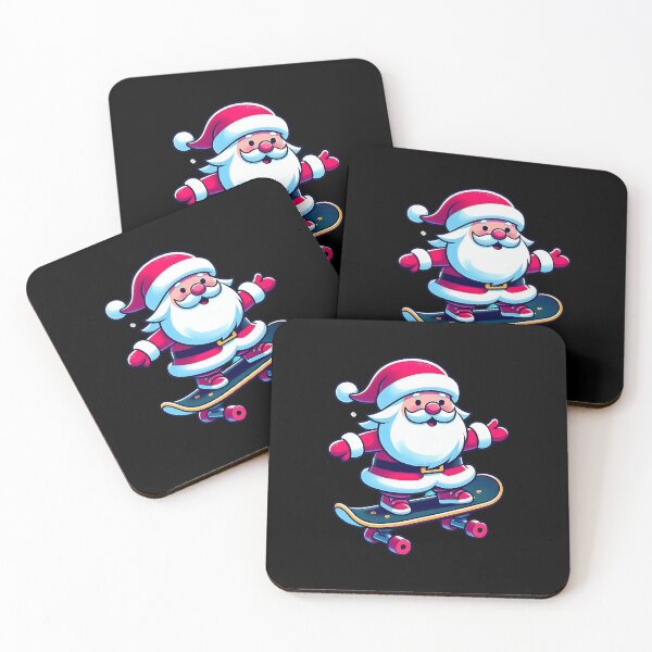 Item preview, Cool skating Santa designed and sold by SekoOne.