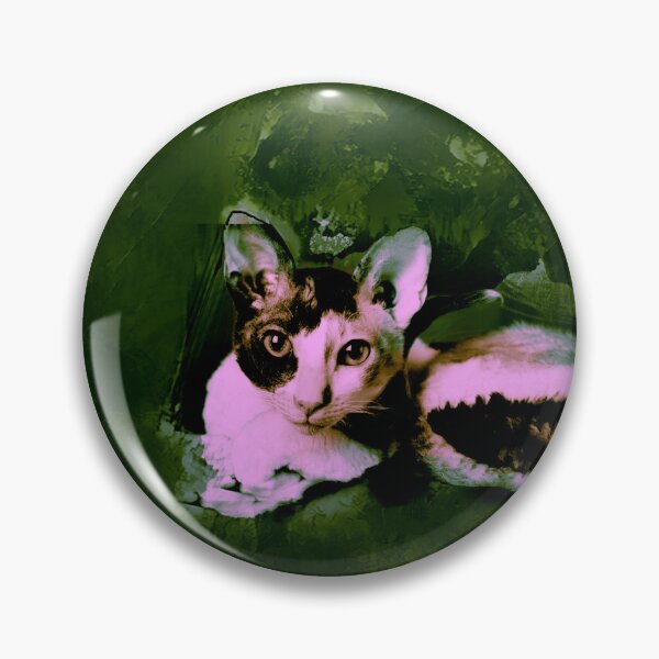 Item preview, DUSTY TURQUOISE, DUSTY ROSE, AND GREEN CORNISH-REX IN LEAVES AND GRASS designed and sold by Most1234.