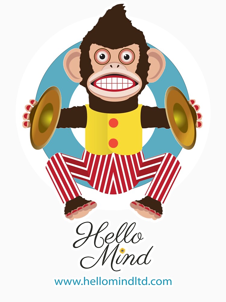 Thumbnail 7 of 7, Classic T-Shirt, Own your Chimp (a reminder to tell it to shut up) - an Official Hello Mind Ltd design designed and sold by HelloMind.