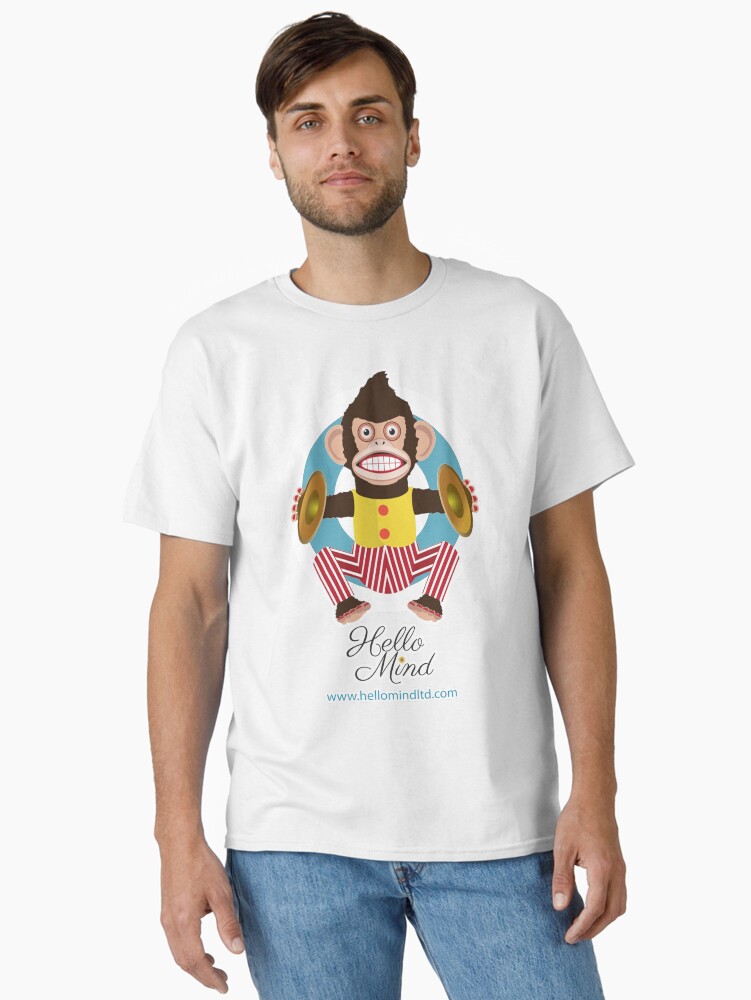 Thumbnail 1 of 7, Classic T-Shirt, Own your Chimp (a reminder to tell it to shut up) - an Official Hello Mind Ltd design designed and sold by HelloMind.
