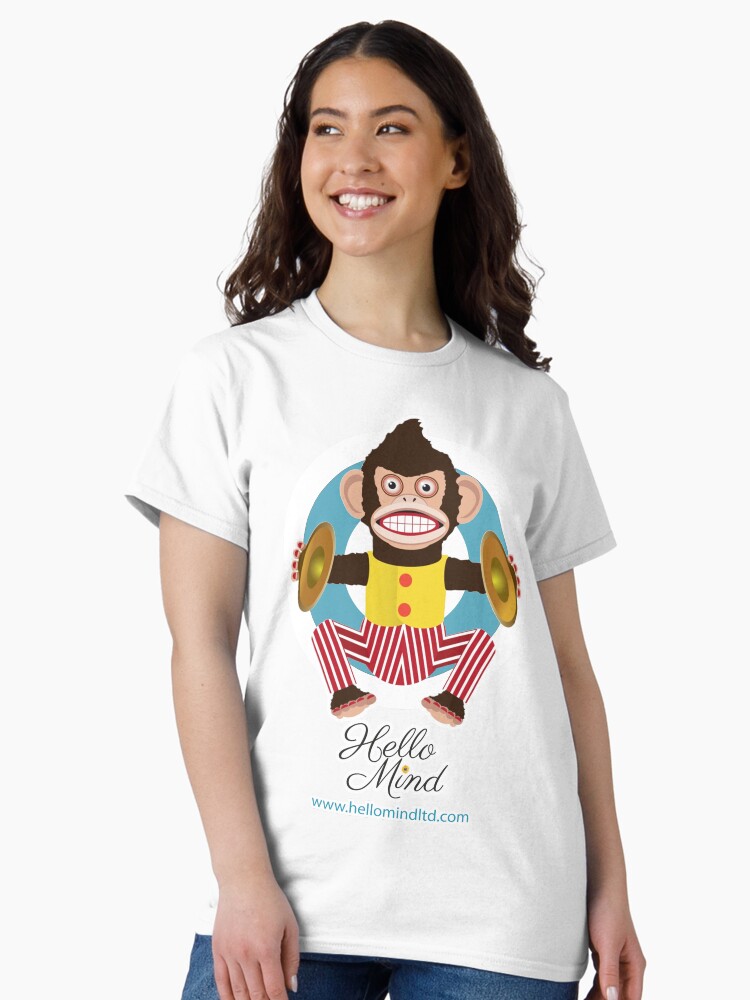 Thumbnail 2 of 7, Classic T-Shirt, Own your Chimp (a reminder to tell it to shut up) - an Official Hello Mind Ltd design designed and sold by HelloMind.