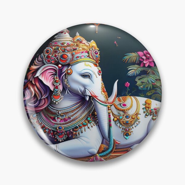 Artikelvorschau, Indisches Einhorn in einem exotischen Garten entworfen und verkauft von Collection de trésors .