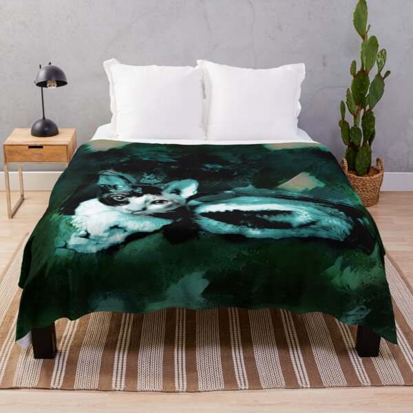 Item preview, DARK TEAL, DARK GREEN, SAGE GREEN, WATER BLUE, PALE BLUE AND LIGHT ROSE PINK CORNISH-REX IN LEAVES AND GRASS designed and sold by Most1234.