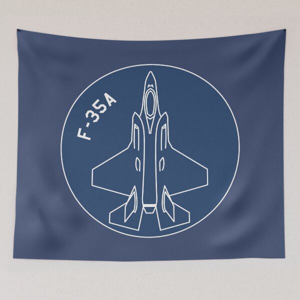 Item preview, F-35A American Jet Plane Badge designed and sold by MilitaryMart.
