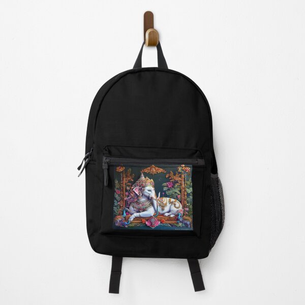 Vista previa del artículo con la obra «Unicornio indio en un jardín exótico», diseñado y vendido por Collection de trésors .