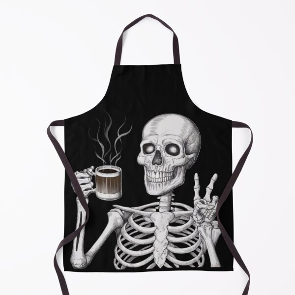 Item preview, Coffee loving skeleton designed and sold by luna--design.