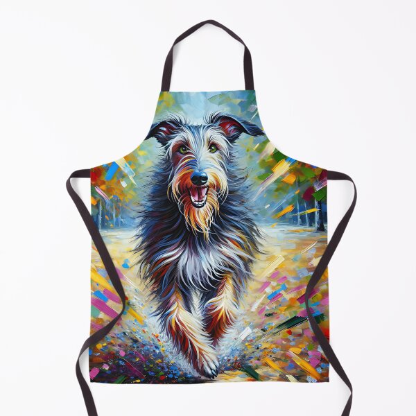 Item preview, Scottish Deerhound Dog Portrait Acrylic Art Print Pet Portrait Gifts for Dog Lovers designed and sold by Puppy Puzzles Plus.